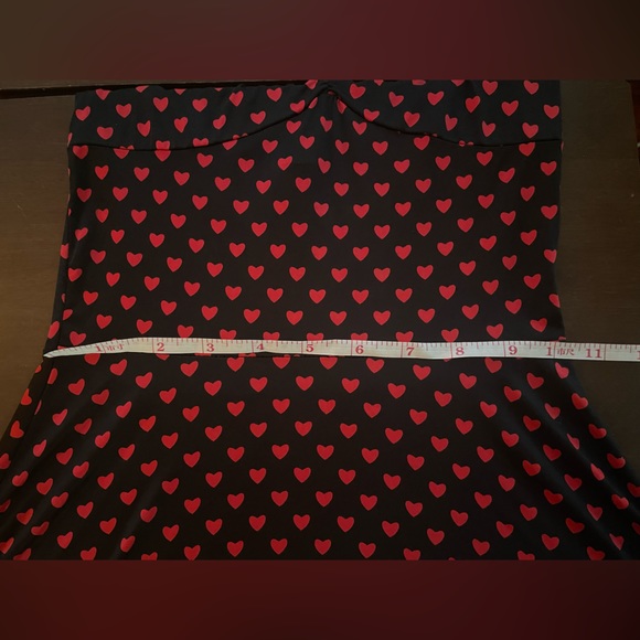 ModCloth Folter Sweetheart Halter / Valentine Hearts Dress / Size M / EUC ❤️ - Picture 15 of 16